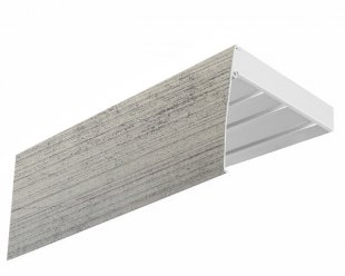 Настенный карниз 3-х рядный (серый), пластиковый, 160 см - фото 1