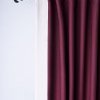 Комплект светонепроницаемых штор димаут, полиэстер, бордовый, 250 см - фото 3