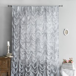 Французские шторы, вуаль, серый, 600 см - фото 1