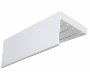 Потолочный карниз 3-х рядный (белый), пластиковый, 160 см - фото 1