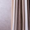 Комплект штор на окно с отлетным ламбрекеном, полиэстер, бежевый, 250 см - фото 2