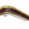 Настенный карниз 2-х рядный (инкрустация бордо), пластиковый, 160 см - фото 2