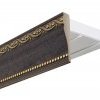 Настенный карниз 2-х рядный (Фиджи Венге), пластиковый, 140 см - фото 2