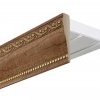 Настенный карниз 3-х рядный (Фиджи Дуб), пластиковый, 140 см - фото 2