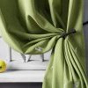 Комплект штор с вышивкой, полиэстер, зеленый, 280 см - фото 2