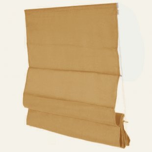 Римские шторы тканевые Лия, полиэстер, 160 см, коричневый - фото 1