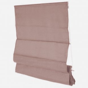 Римские шторы тканевые Лия, полиэстер, 160 см, розовый - фото 1