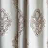 Комплект штор для зала жаккард, коричневый, 290 см - фото 2