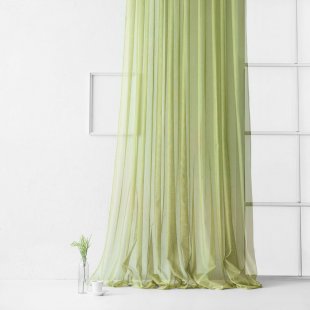 Тюль сетка для окна гостиной, сетка, 270 см, зеленый - фото 1