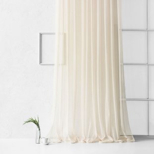 Тюль сетка для окна гостиной, сетка, 270 см, шампань - фото 1