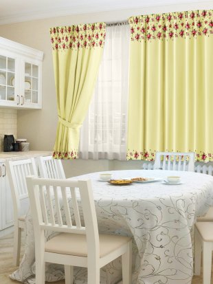 Комплект штор для кухни Пыльца, полиэстер, 160 см - фото 1