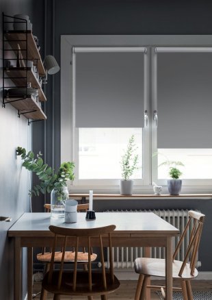 Миниролло Blackout LUX, 170 см, серый - фото 1