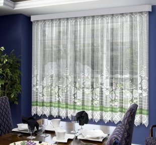 Штора для кухни, полиэстер, белый, 175 см - фото 1