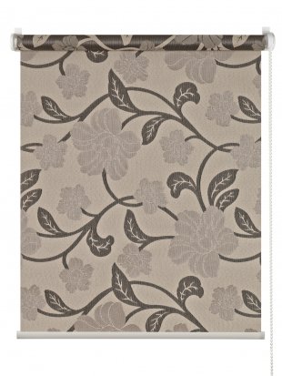 Миниролло Bloom монохром, полиэстер, 170 см, серый - фото 1