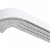 Карниз потолочный 3-х рядный Классика (белый), пластиковый, 160 см - фото 2