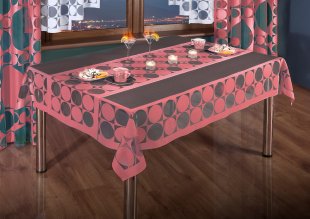 Комплект столового текстиля - фото 1, 3385, бордо